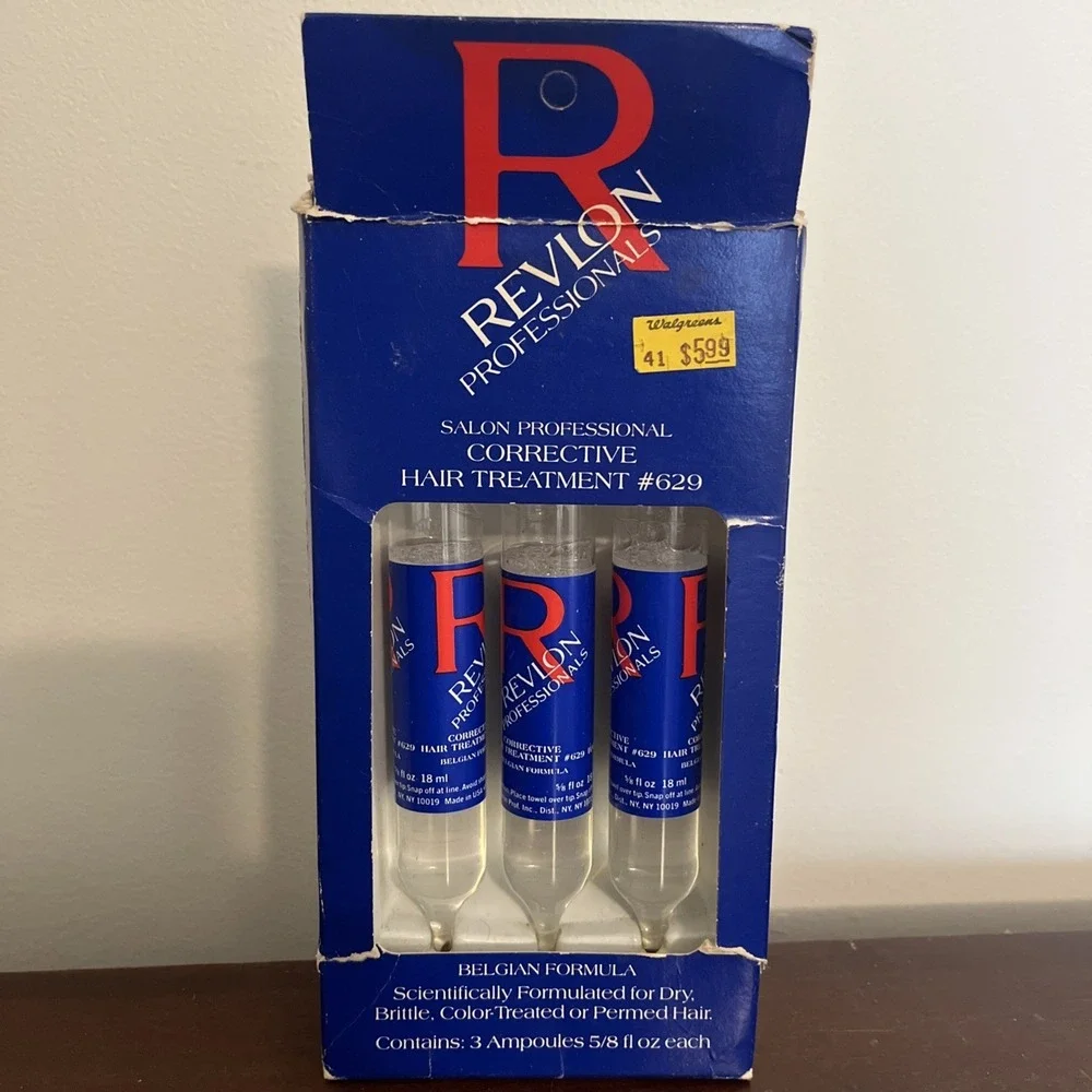 Vintage REVLON PROFESSIONALS Corrective Hair‎ Treatment #629 Thickens HTF RARE